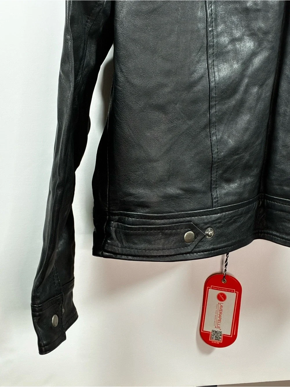 Laverapelle Men's Black Lambskin Leather Zip Jacket